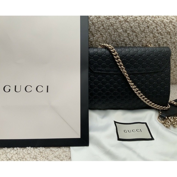 GUCCI Emily Small Microguccissima Leather Shoulder - Picture 6 of 7